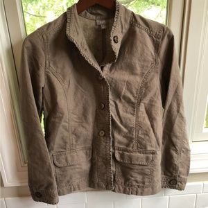 Tan j. jill jacket